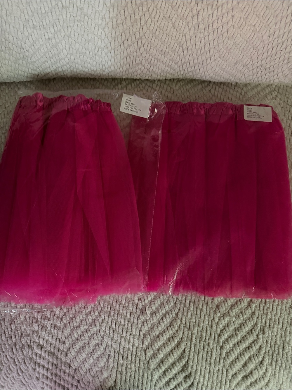 Bright Fuchsia Tulle Tutu’s (Set of 2)